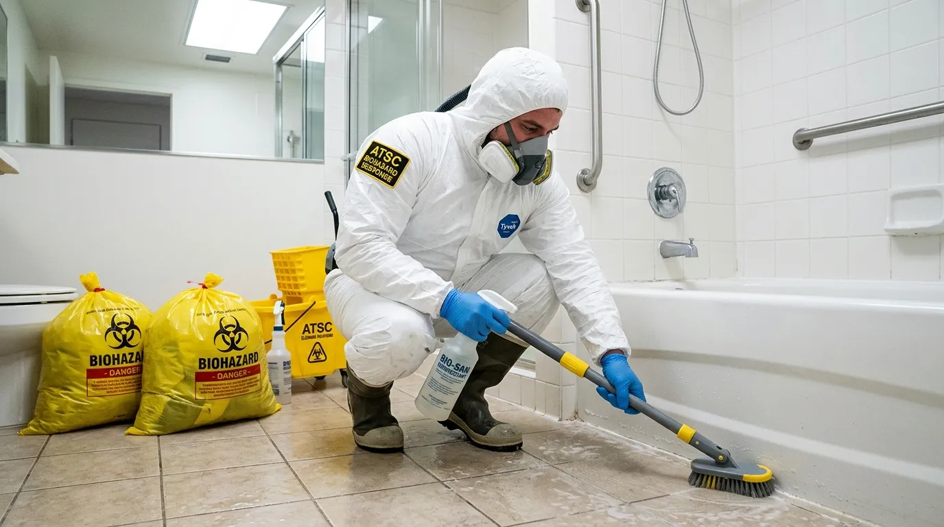 Decontamination equipment deployed for Blood Cleanup in Bradenton
